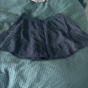 Aerie Black Skater Skirt
